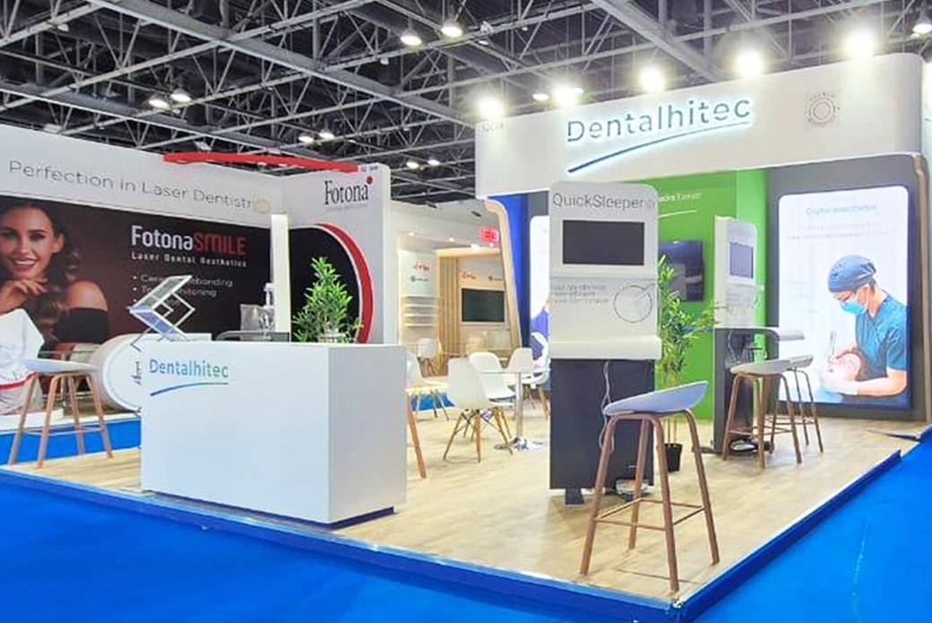 Dentalhitec shell scheme stand