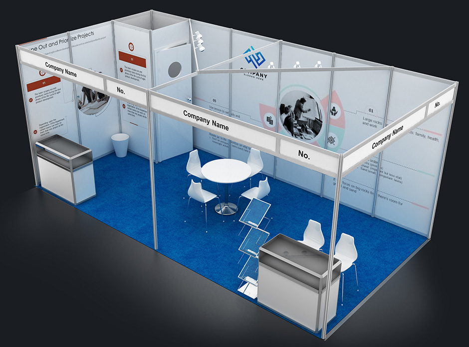 Centrix shell scheme stand