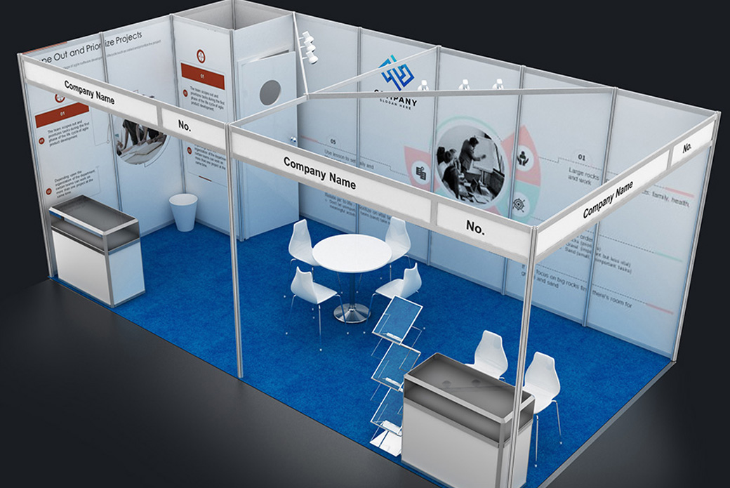 Centrix shell scheme stand